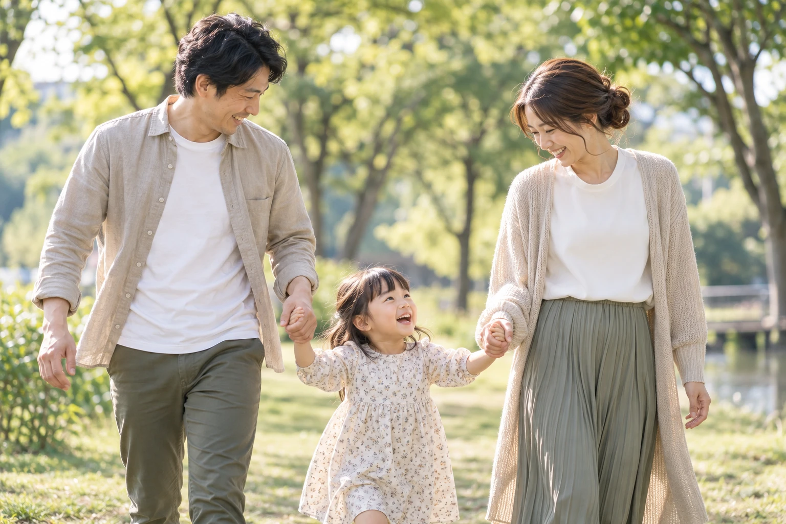 夫婦+2〜5歳の子供のイメージ